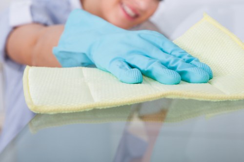 Professional oven cleaning service in a London home kitchen