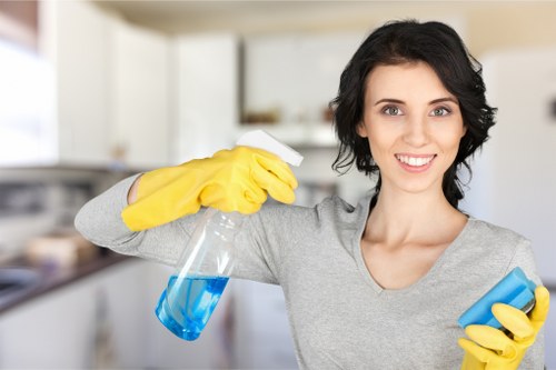 Low-carbon van used for sustainable end of tenancy cleaning transport