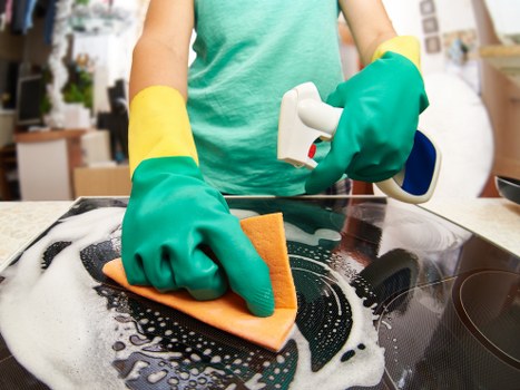 Cleaning equipment and protective supplies used for house end of tenancy cleaning