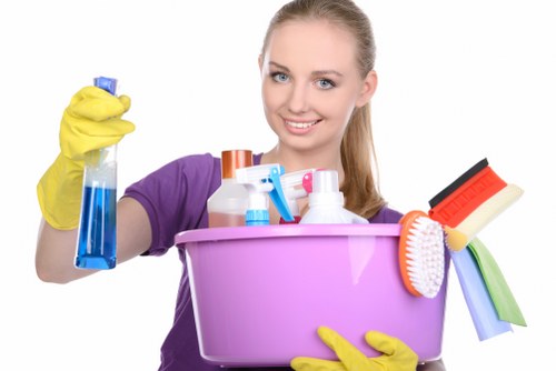 Image showing a customer reporting a cleaning concern