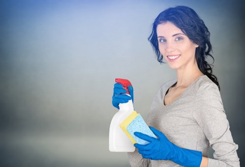 Commercial carpets cleaner in London treating office flooring